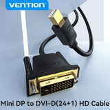 Mini DP to DVI 24+1 Cable HD 1080P Mini DP to DVI Adapter Cable For Dell Asus