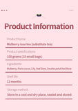 Mulberry rose tea Healthy Herb Tea Bag 100g/3.52oz