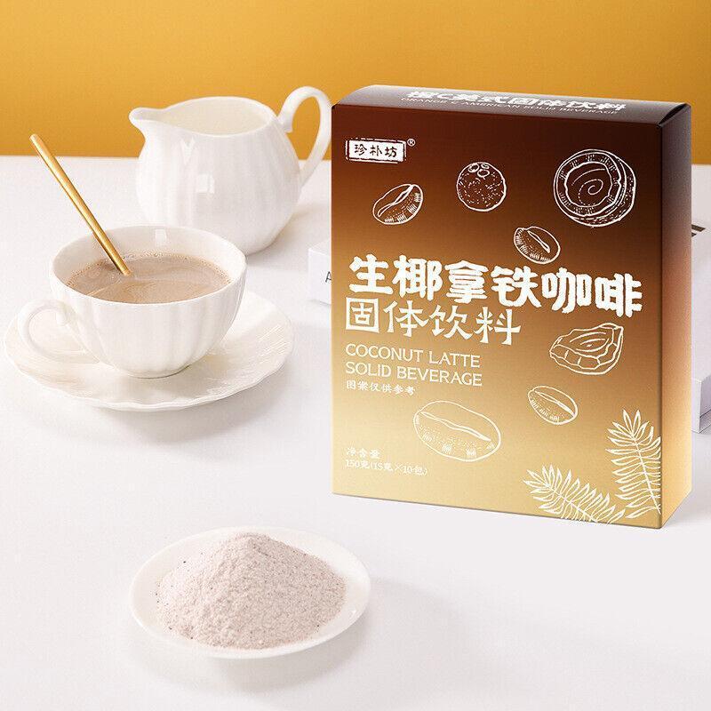 150g Instant Coconut Flavor Instant Coffee Raw Coconut Latte Coffee Powder Secondary image