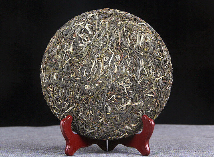 357g Old Tree Puerh Raw Tea Cake Menghai Black Tea 头春茶年传世印级 古树普洱茶生茶勐海黑茶密香