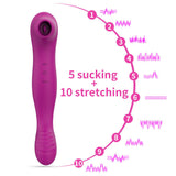 Suction Vibrator tongue licking G-spot vibrator masturbation Sex toys for women