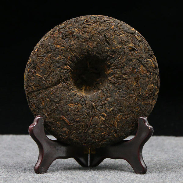 2019Year Collection Ripe Puer Tea,Traditional Handmade Old Tree Shu Puer Tea200g