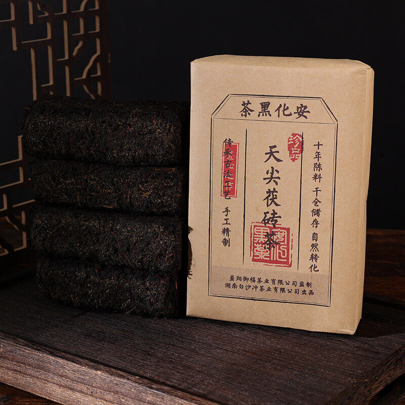 1000kg Anhua Black Tea Golden Flower Hand-built Fu Brick Tea Golden Black Tea Secondary image
