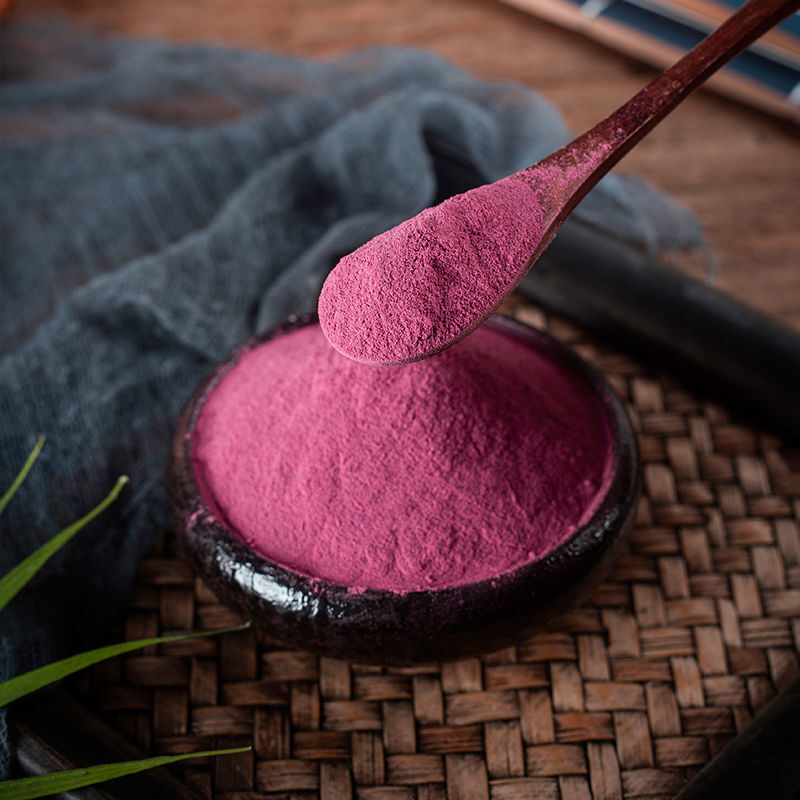 520g Edible Dietary Fiber Meal Replacement Vegetable Powder Purple Kale Powder