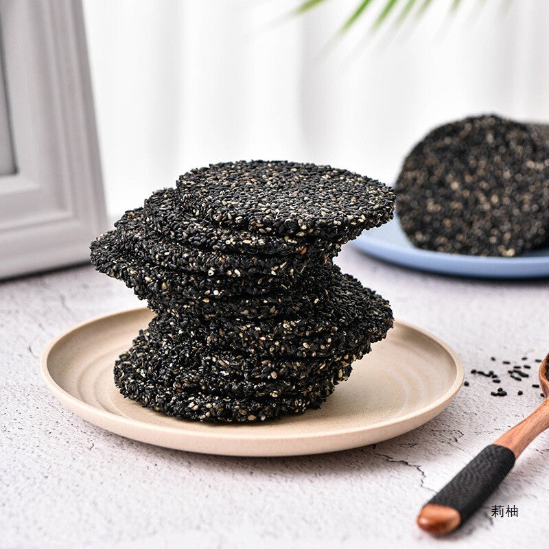 1box Sugar-Free Black Sesame Biscuit Healthy Snack for Kids Pregnant and Elderly Main image