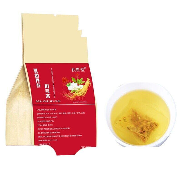 Authentic frankincense, Danshen, Chuanxiong combination, Fu Shitang