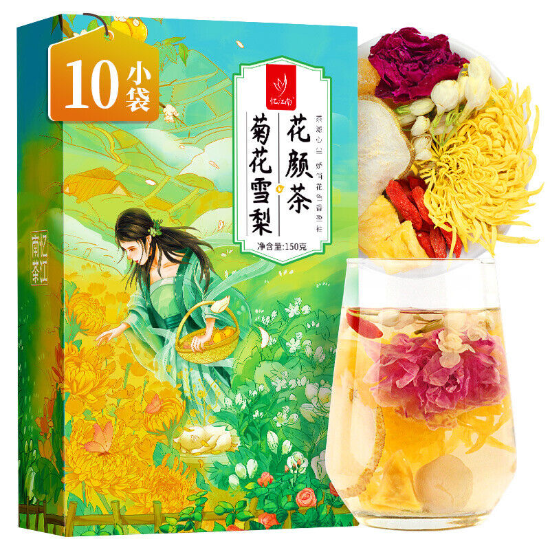 Chrysanthemum Tea Snow Pear Medlar Rose Tea Flower Herb Tea Combination Tea 150g Main image