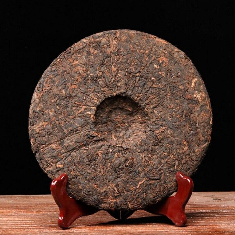 Yunnan Pu'er Tea 357g Qizi Cake Aged Mature Fragrant Traditional Ripe Organic