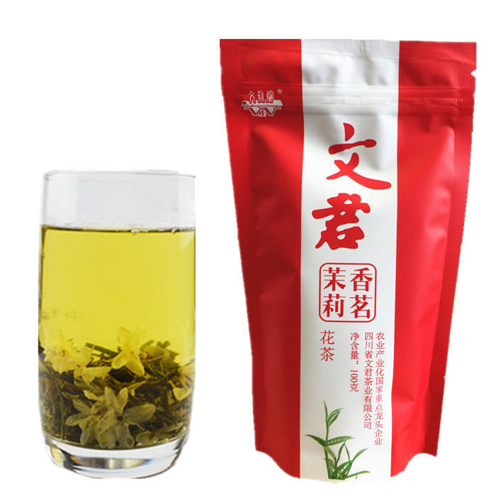 Sichuan Wenjun Jasmine Green Tea 100g Mao Feng High Mountain Tea Secondary image