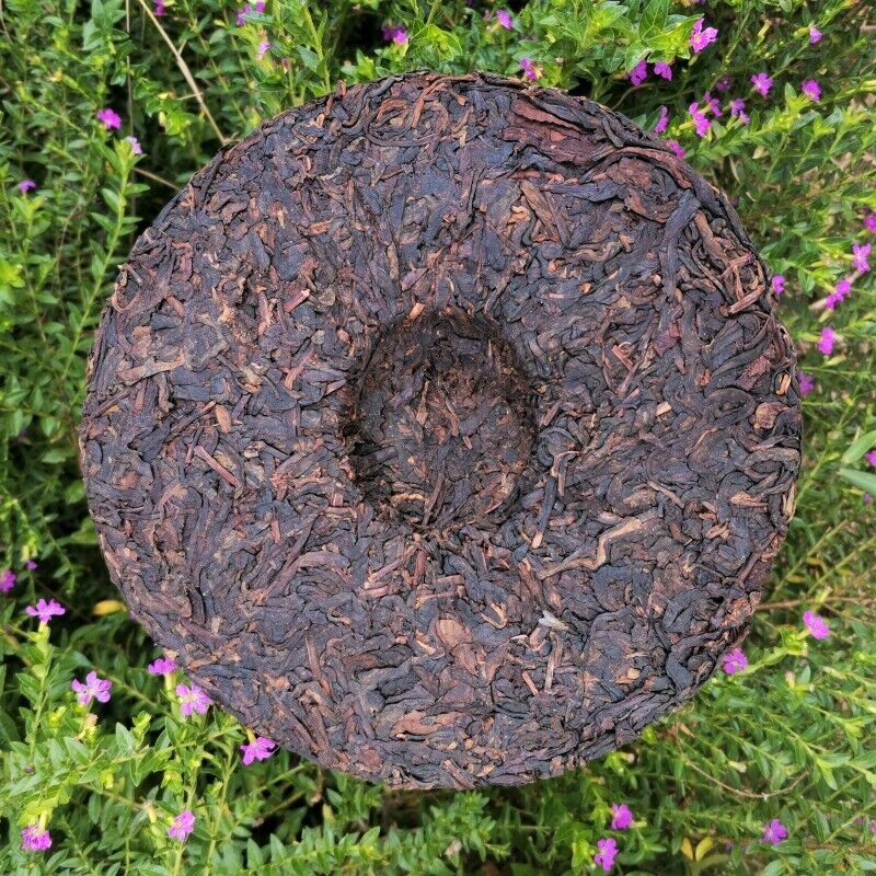 Icelandic Tea Yunnan Ripe Tea Cake Aged Old Seven Seeds Cake Pu'er Tea 12.6oz