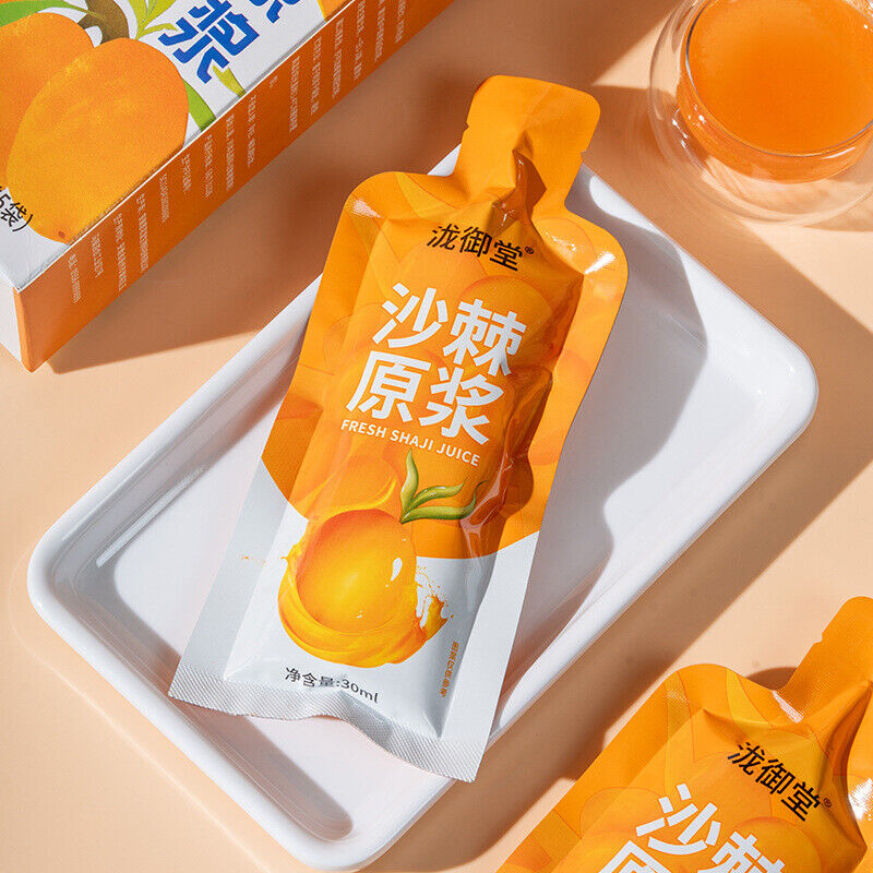 Sea Buckthorn Puree Fresh Juice 30ml x 5 Packs, Nutrient-Packed Drink Main image