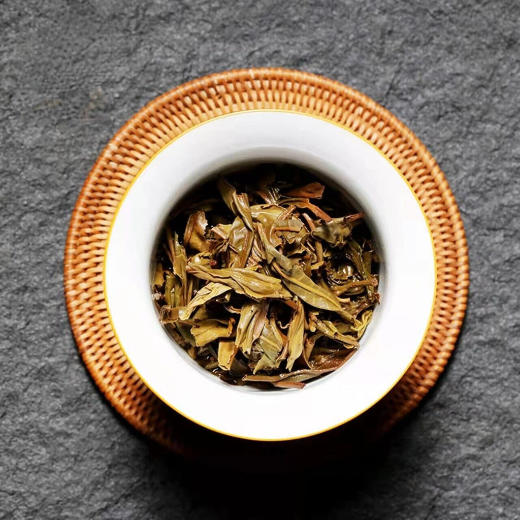 Moon Round Green Food Yunnan Puerh Tea Moon Cake Flower Good 100g Pu'er Raw Tea
