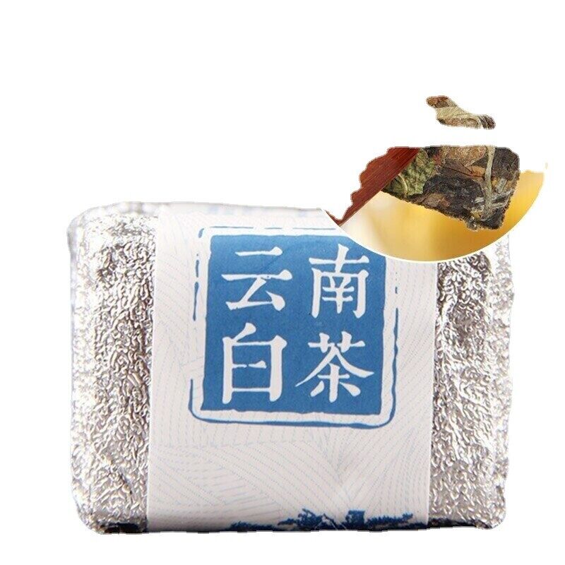 4 Pieces*5g/bag 100g Chinese White Tea Mini Yunnan Bai Cha Tea Small Cake Main image