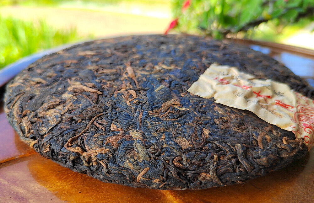 Puerh Ripe Tea Brown Mountain Ripe Tea Yunnan Seven Seed Cake Menghai Pu'er