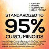 2600mg Max Potency with BioPerine Turmeric Curcumin with Ginger 95% Curcuminoids