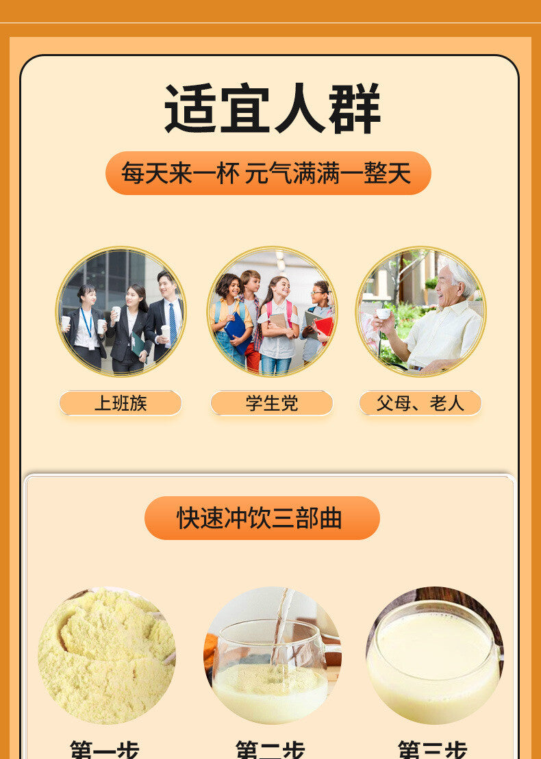 Low Fat Instant Soybean Powder, High Fiber Soy Milk Powder Original Flavor