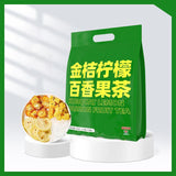 Natural Summer Fruit Flavored Tea Drink Kumquat Lemon Passion Fruit Tea