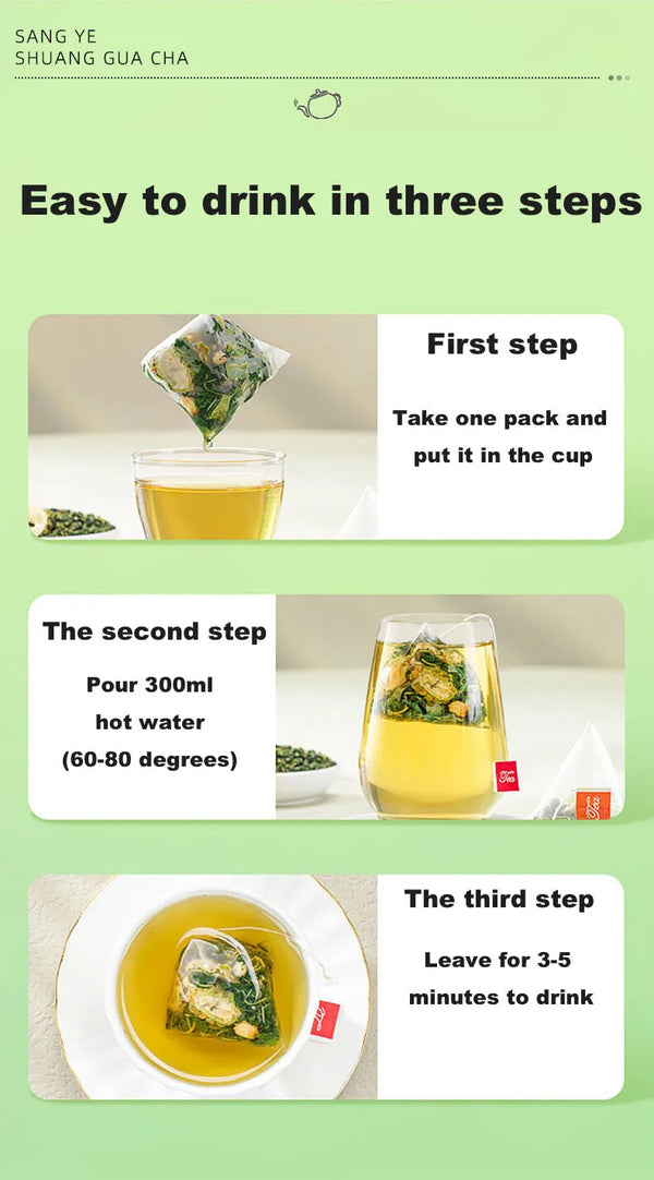 Melon Bitter Melon Tea Brewing Water Tea Health Mulberry Leaf Winter