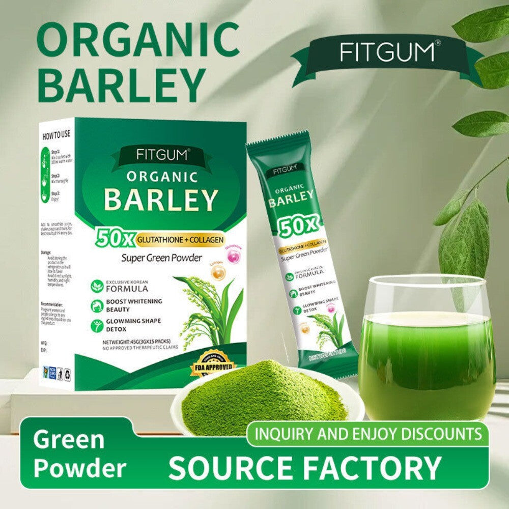 Barley Grass Juice Powder Cold Processed Young Leaf Extract Natural 45g