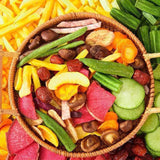Mixed Fruits and Vegetables Crispy Slices Dried Vegetables Dried Fruits Snacks