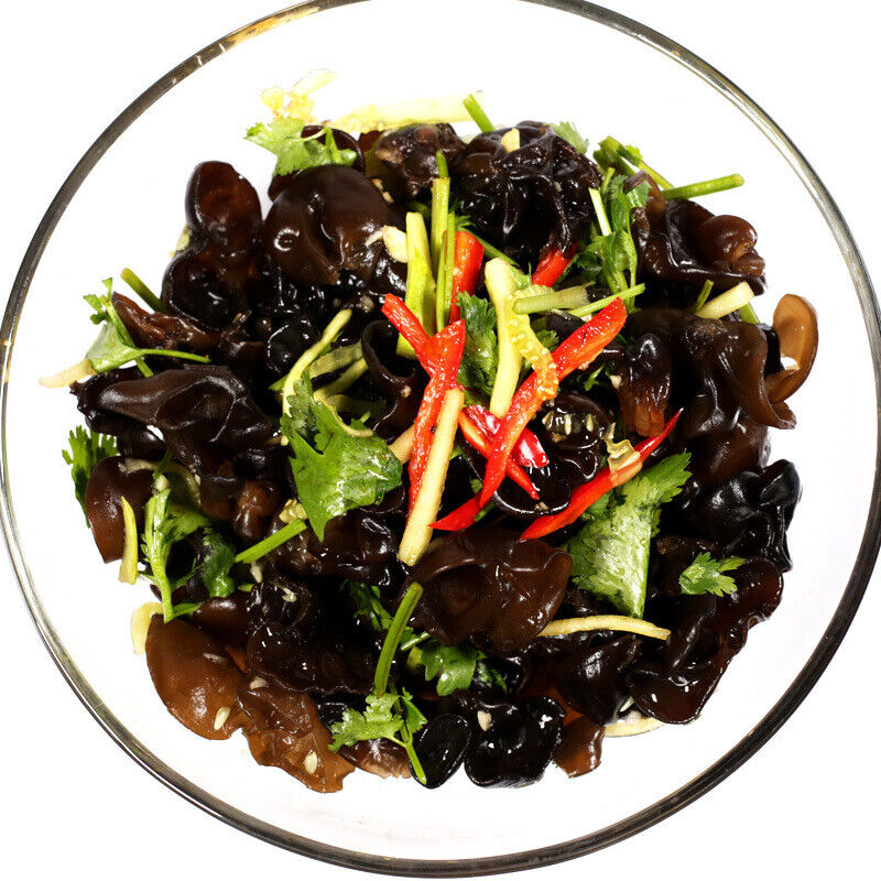 Northeast Black Fungus Dry Goods with Thick and Rootless Flesh 258g/bag