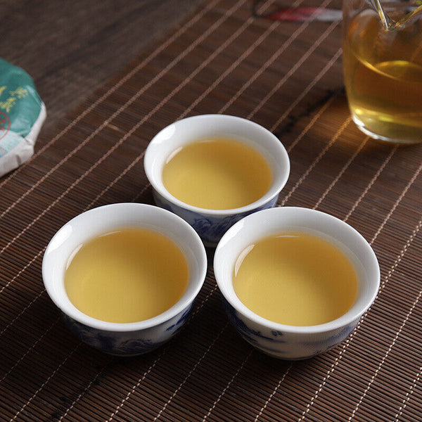 Yunnan Pu'er Tea 2023 Secret Golden Leaf 100g Small Cake Raw Pu'er Tea