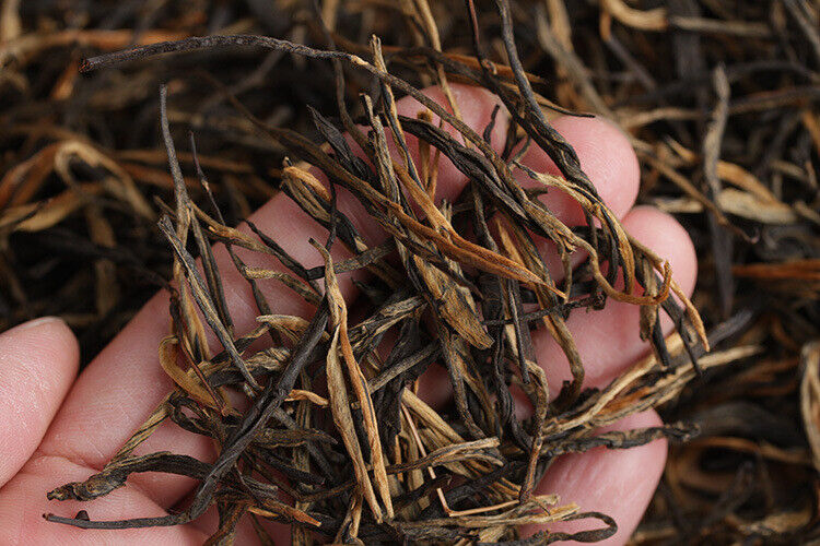 500g Yunnan Dian Hong JD58 raw material Pine needles One bud one leaf (No.1)