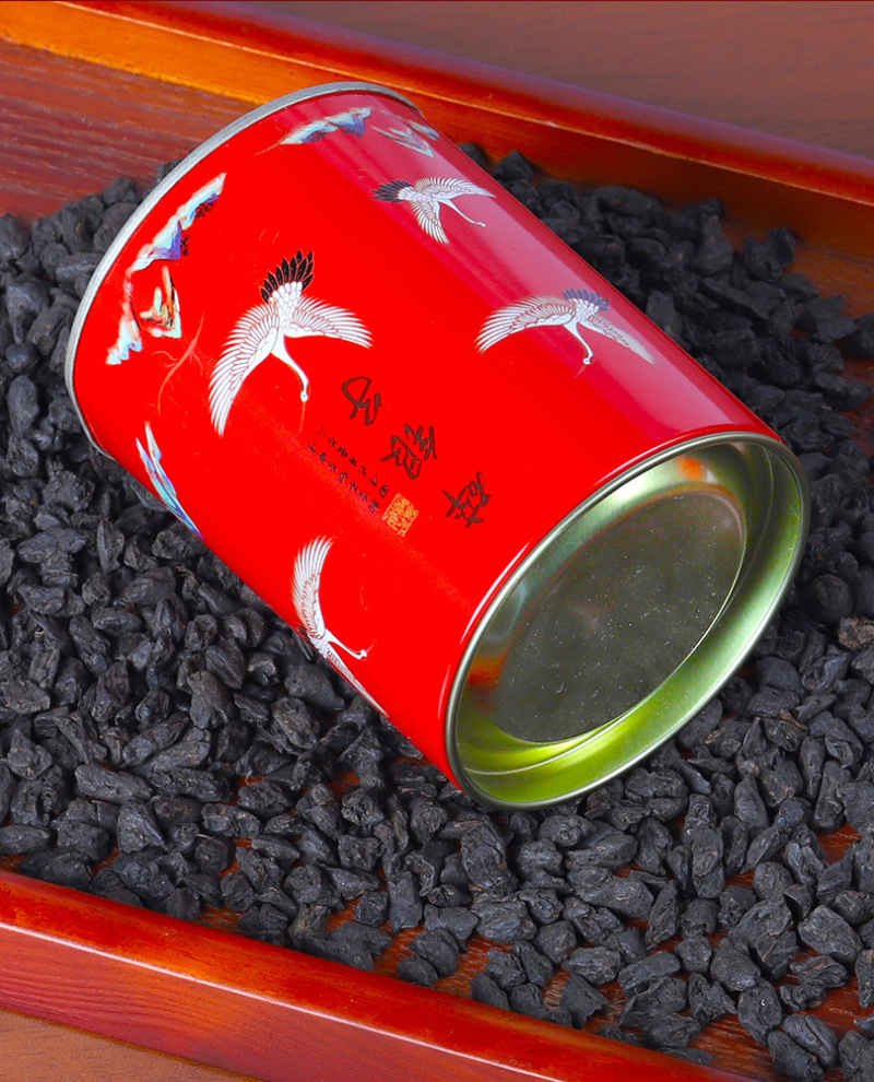 Glutinous Rice Fragrance Crushed Silver Tea Fossil Yunnan Pu'er Ripe Tea 50g/Can