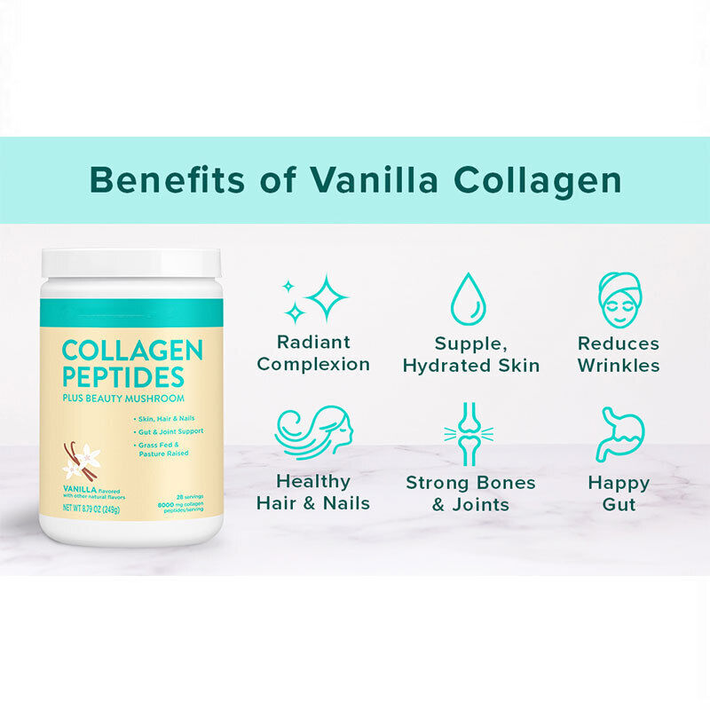 High quality vanilla flavored protein powder Protein powder Collagen peptide Secondary image