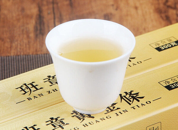 Pu'er Raw Tea Banzhang Gold Bar Ancient Tree Tea Yunnan Column Tea 300g