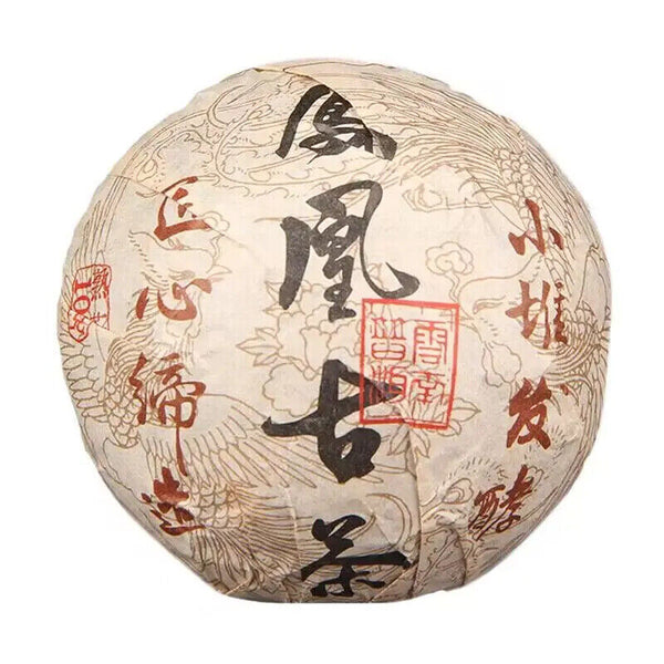 Strong Taste Puer Tea Chinese Yunnan Fenghuang Compressed Fermented Shu Pu 100g