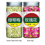 Natural Green-calyx Plum Blossom, Rose & Jasmine Blend High-Quality Health Tea