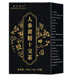 Organic certified ginseng yellow essence ten treasure tea sealed packaging