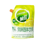 400G Guozhen Juice Fruity Powder Orange/Lemom/Grape/Peach Flavor  Solid Beverage