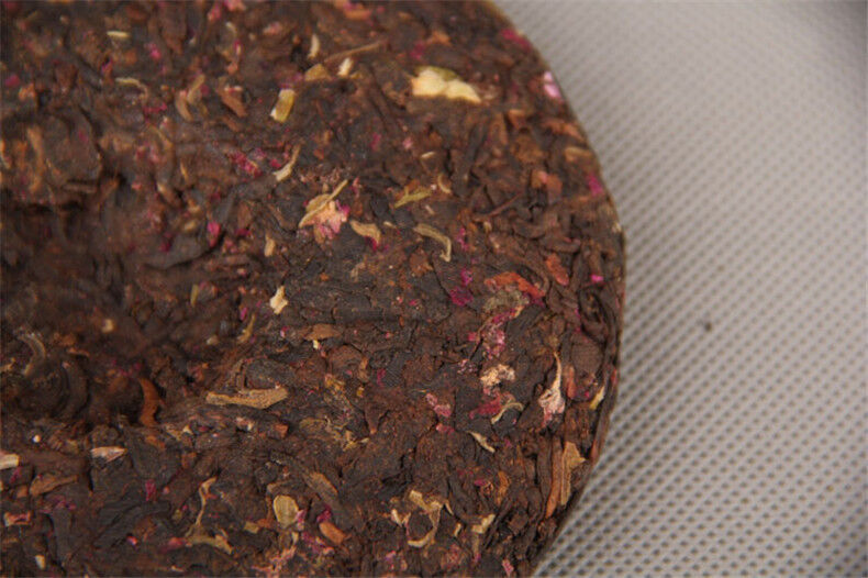 100g Pu-erh Tea Cake Cooked Puer Tea Rose Flavor Slimming Green Food Black Tea