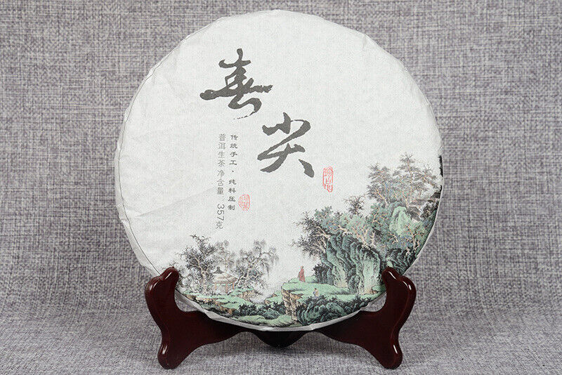 357g Yunnan Pu'er Tea Early Spring Tea Spring Tip Raw Cake Seven Seed Cake