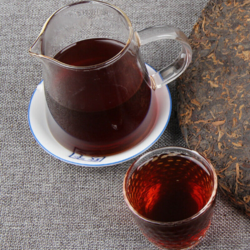 TeaPu-Erh Black Tea Cake Cooked Pu'er Tea 1000g Yunnan High Quality Memorial