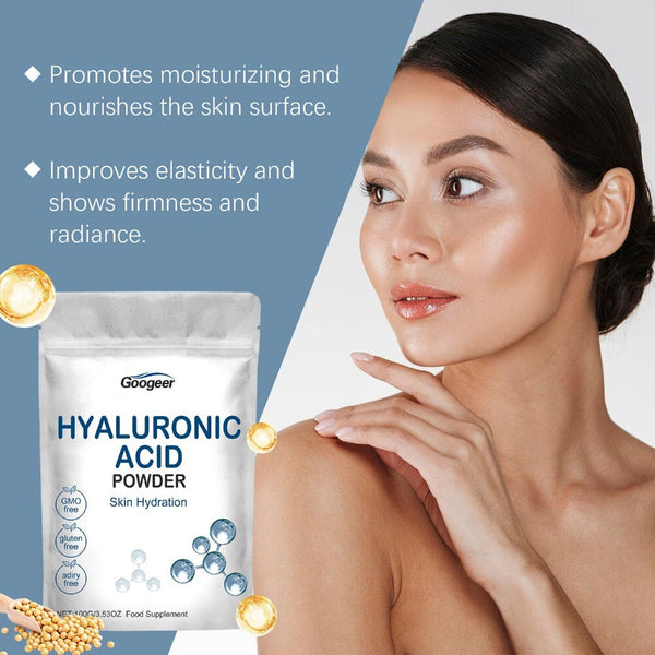 Googeer Hyaluronic Acid Powder Skin Hydration Joint Vegan