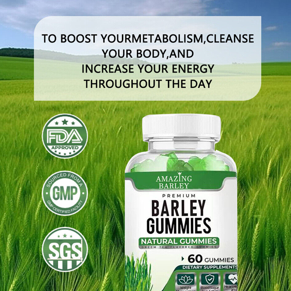Barley Gummy Barley Leaf Gummy Bear Gel Candy Suppergreen 120g (2g*60 capsules) Secondary image