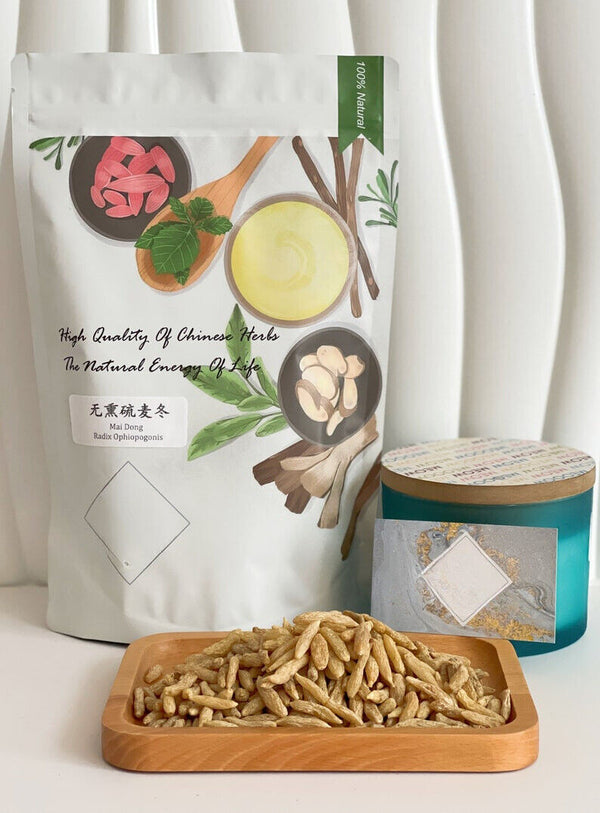 Healthy Life Center / Natural Dried Radix Ophiopogonis Tuber Mai Dong 麦冬 500g
