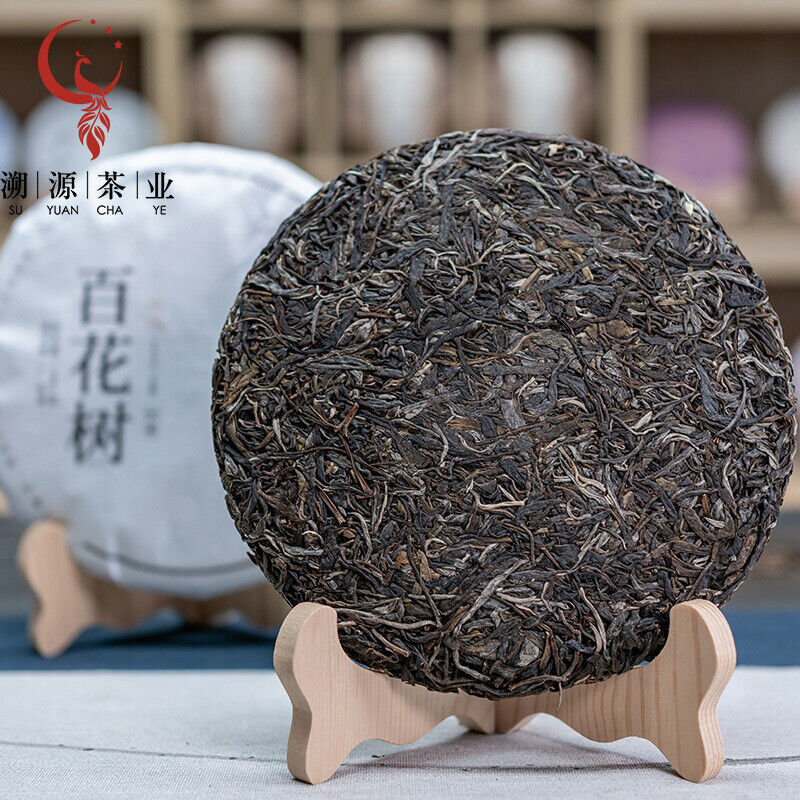 357g Yunnan Ancient Tree Pu'er Tea Yiwu Baihua Tree Pu'er Raw Tea Cake