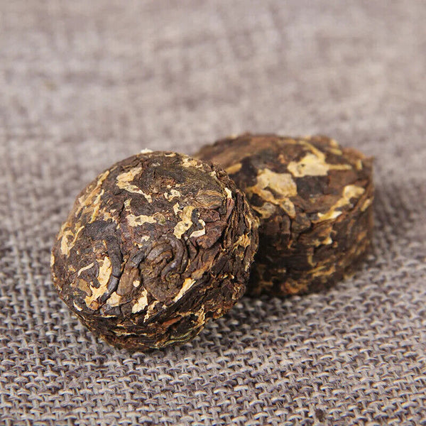 Natural Healthy Chrysanthemum Flavor Yunnan Shu Puer Mini Tuocha Pu Er Loose Tea