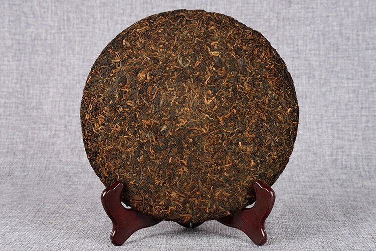 Pu'er Tea Cake Ripe Tea 357g Banzhang Golden Bud Ripe Tea Cake