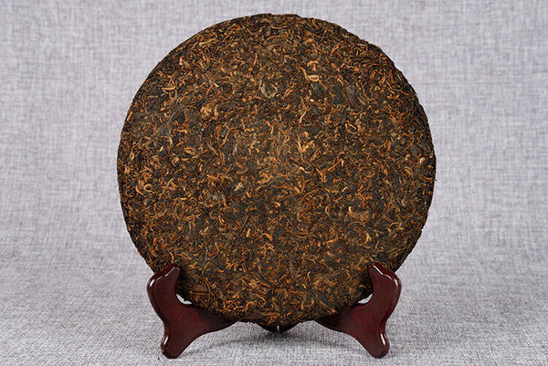 Pu'er Tea Cake Ripe Tea 357g Banzhang Golden Bud Ripe Tea Cake