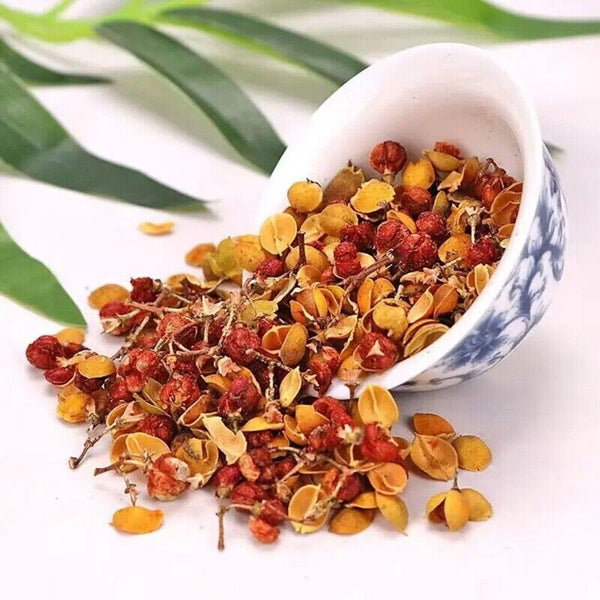 Violet flower and happy flower dried poplar tea