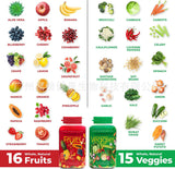 Fruit & Vegetable Capsules Vitamin Supplement Vegetarian Capsules 90 Capsules