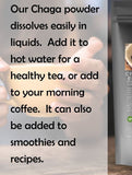 Chaga Mushroom Powder Inonotus Obliquus 8.8oz - Pure Non-Gmo Chaga Extract