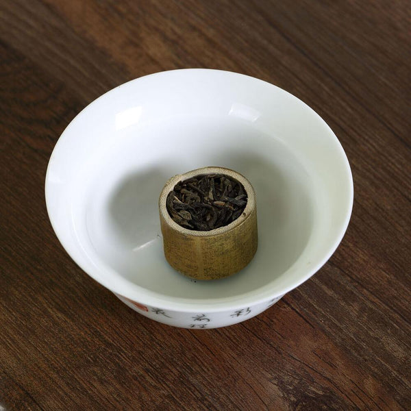 Yunnan ripe Pu erh tea Supreme Bamboo Bingdao Ancient Puer Digestive Aid