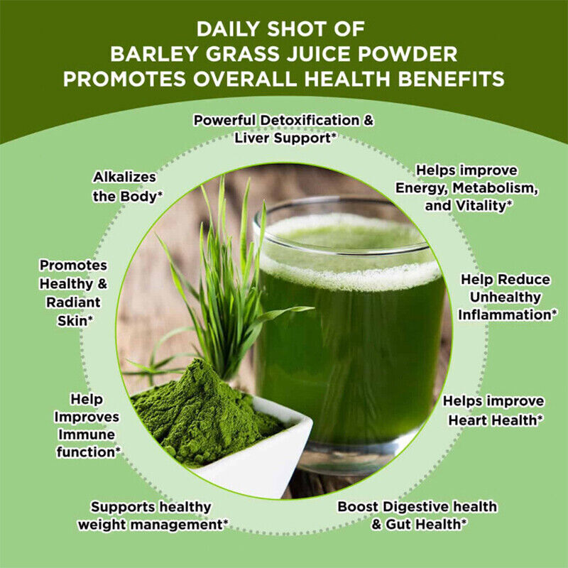 Super Greens Powder 100g - 18+ Super Foods Spirulina Chlorella Barley Grass