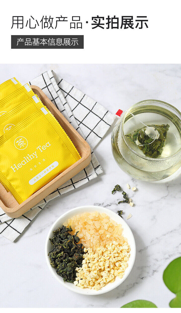 30g Box packed triangular tea bag white peach oolong tea flower fruit tea bag